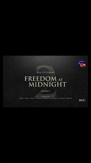 The electrifying story of the aftermath of India’s Independence The History You May Not Know, The History You Should Know. Freedom At Midnight Season 2, streaming now only on Sony LIV. #FreedomAtMidnight #FAMonSonyLIV @nikkhiladvani @onlyemmay @madhubhojwani @EmmayEntertainment @sonylivinternational @spn.studionext @chiragvohra1 @sidhant @chawlarajendra @arifzakaria1111 @luke_mcgibney @cordelia_bugeja @iradubey @mymalishka @rajeshkumar.official @anurag.thakhurrr #KCShankar #RichardTeverson | Son