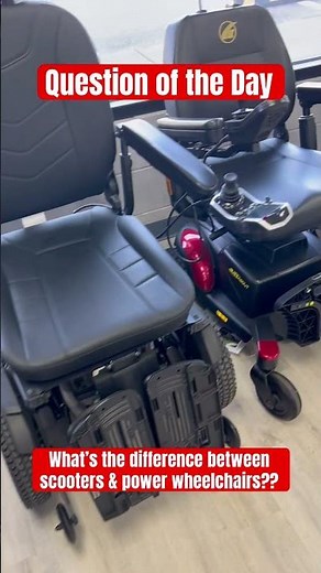 What’s the difference between a mobility scooter and a power wheelchair?? #allstarmedical