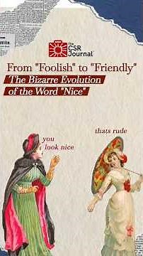 How the Meaning of the Word "Nice" Changed Over Centuries