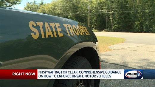 New Hampshire is saying goodbye to state inspection stickers come the new year. Some say its a good idea, others are concerned for what the means on the road. State police say they are still waiting on guidance on what exactly enforcement will look like. https://tinyurl.com/bdf3bna5 | Kelly O'Brien