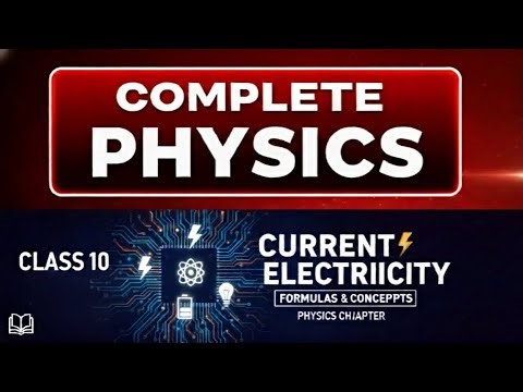 CLASS 10 CURRENT ELECTRICITY || NCERT BASED || COMPLETE CHAPTER IN ONE SHOT||#crash#crashcourse#cbse
