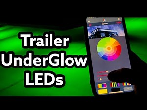 MicTuning C2 RGBW LED Rock Lights Installed On A Cargo Trailer!? Trailer LED Under Glow Lighting DIY