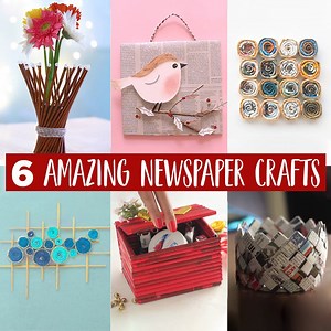 59K views · 1.6K reactions | 6 Amazing Newspaper Crafts | Best out of...