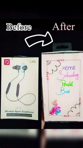 how to make pencil box at home#pencilboxtutorial #shortsfeeds #ytshorts