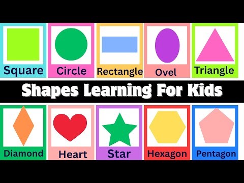 Shapes Learning For Kids | Basic Shapes with Examples | Kids Educational Video