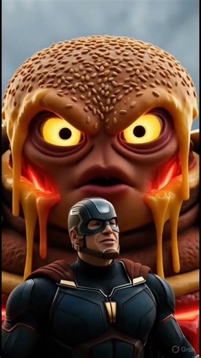 Burger Alien Attack in City 😭 | Hulk ने शहर को बर्गर बनने से बचाया 😱 #ai #hulk #alien