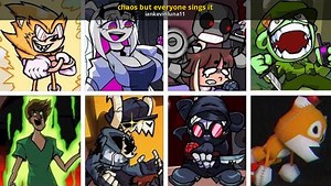 chaos but everyone sings it Mod for Friday Night Funkin' | FNF Mods
