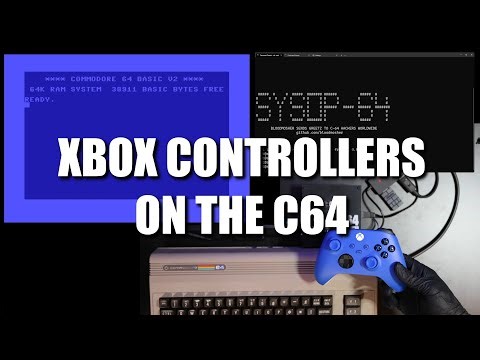 Xbox Controllers on the Commodore 64
