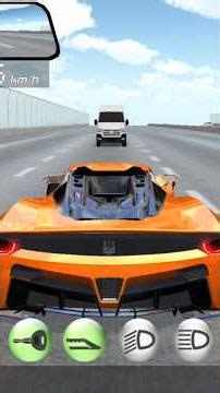 New Golden Colour Car Diving Road Car Crash 3D Driving licence game