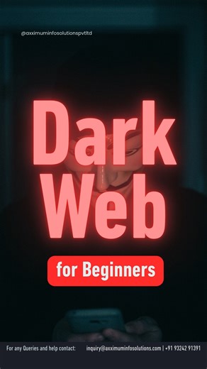 Dark Web access explained for beginners 🔐 Learn how cybersecurity experts explore the dark web safely using Tor. Educational purpose only. 👇 Comment what you want to learn next! #darkweb #cybersecurity #ethicalhacking #torbrowser #kaliLinux #infosec #hackingeducation #axximinfosolutions | Axximum Infosolutions PVT LTD