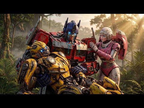 Optimus Prime Cried When he Found Damaged Bumblebee .. (Arcee Helped Save Him)