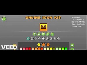 How to make *ROBTOP* showcase icon tutorial using GD Icon Kit or Icon Hacks! (Geometry Dash 2.207)