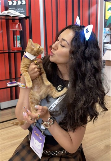 did you know you can adopt a cat at catcon?! 😽 116 kittens got adopted on day one 🥹💖 #catcon #catlover #catadoption #kittens #pasadena