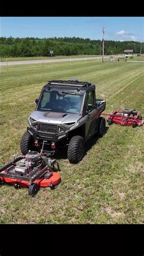 Polaris Ranger 1500 Plowing Mowing Grading Working