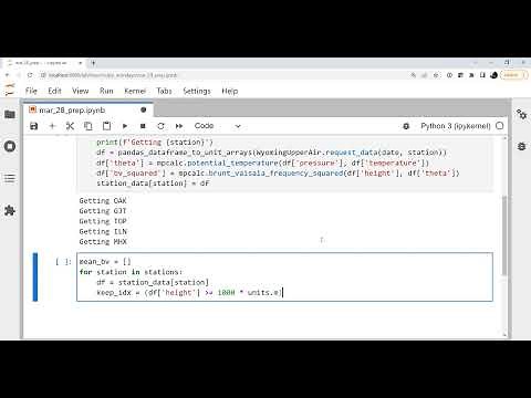 MetPy Mondays #226 - Calculating a Brunt–Väisälä Frequency Profile