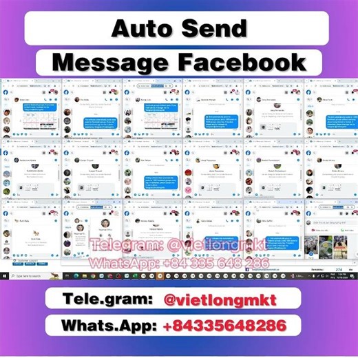 Auto Send Message Facebook