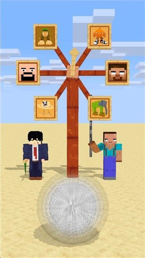 Herobrine Or Notch? #friendship #shorts #trending #anime