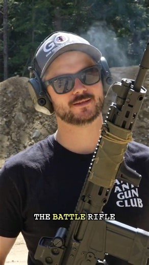 ‪@dsainc‬ SA58 Battle Rifle! #shorts #fal