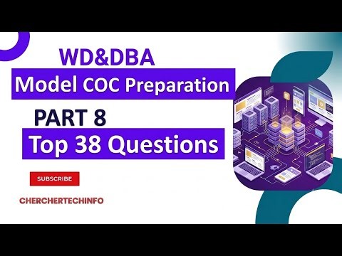 WD & DBA Model COC Exam Preparation – Part 6 (Q38) | Afaan Oromoo