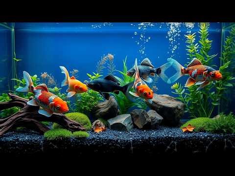 Calm Your Mind Fast | Aquarium Ambience with Soothing Fish Tank Sounds