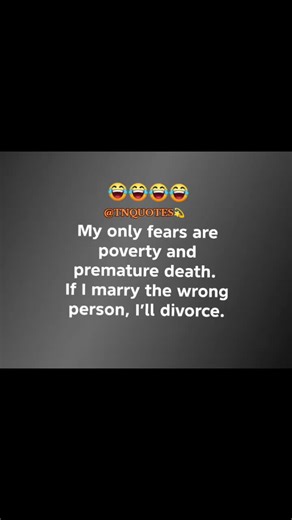 Funny Quotes About Fear and Poverty