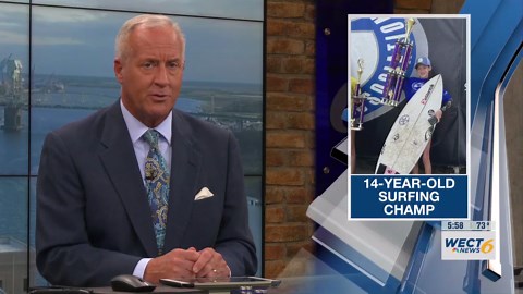 Local 14-year-old surfer brings home title from Easterns Surfing Championship