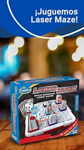 Con Laser Maze, cada movimiento cuenta. No solo te diviertes resolviendo desafíos, también desarrollas tu pensamiento lógico, habilidades de resolución de problemas y concentración. 🧠✨😁 Lo puedes encontrar aquí: amazon.com.mx/Thinkfun | Ravensburger