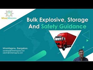 Bulk Explosive, Storage of explosives_Safety Guidance for transportation of explosives_explosives