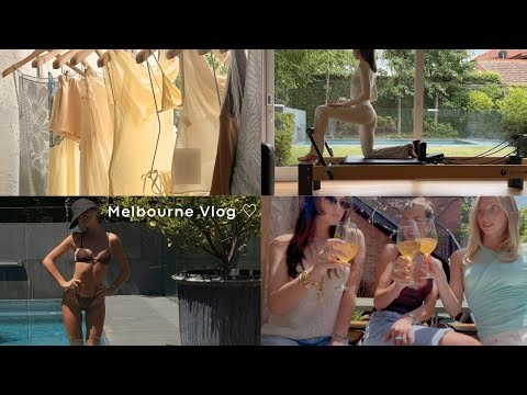 Australia Travel Vlog | Melbourne: Friends, Workouts & Shopping 💛