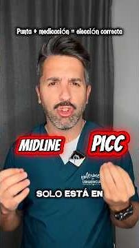 PICC VS MIDLINE I'll tell you the differences #vasculatureaccess #nursing #picc #midline