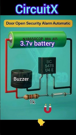 DIY Magnetic Sensor Circuit (Simple & Easy)
