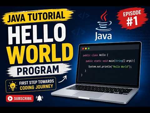 Java basic #1 (hello world)