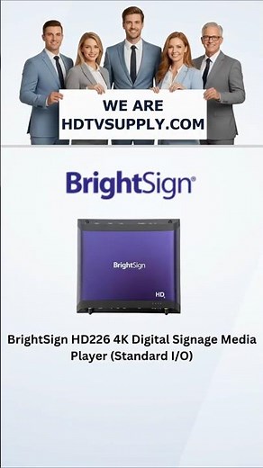 BrightSign HD226 4K Digital Signage Media Player (Standard I/O)
