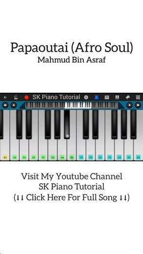 Papaoutai (Afro Soul) 🤯🎹 #piano #instrumental #music #cover