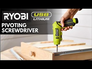 RYOBI USB Lithium Pivoting Screwdriver