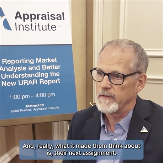 The Appraisal Institute is proud to announce the launch of two new courses designed to complement The Appraiser’s Guide to the New URAR. These companion offerings provide practical insights and hands-on applications to help appraisers confidently navigate the redesigned Uniform Residential Appraisal Report: - Supporting Adjustments and Reporting the Sales Comparison Approach - Reporting Market Analysis and Better Understanding the New URAR Our debut courses, led by Jared Preisler, SRA, AI-RRS, a