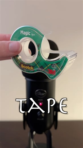 Tape Sounds 🩹 #asmr #asmrsounds #relaxing #asmrsleep