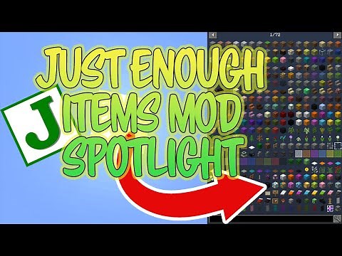 How To Use JEI - Just Enough Items Spotlight 1.12/1.16