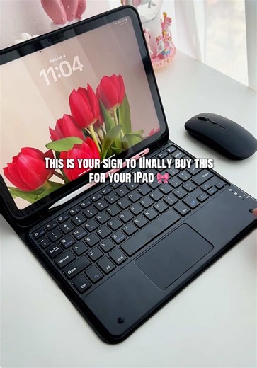Stylish Keyboard Case with Mouse for iPad