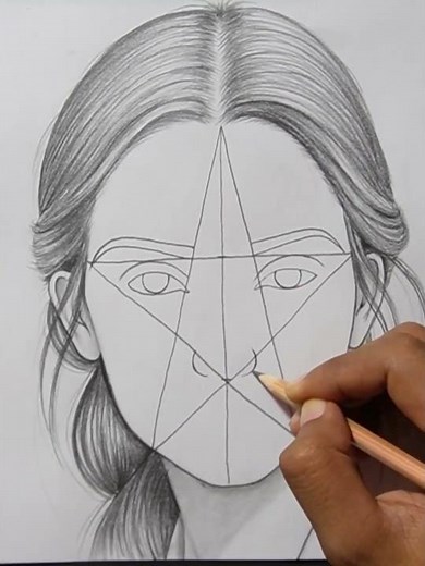 How to draw a face ✍️ #art #artwork #draw #drawing #anime #cartoon #diy #paint
