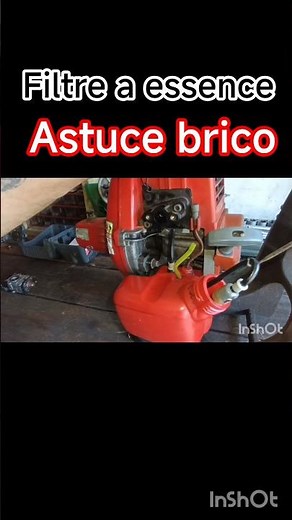 Retrieving a filter from the tank #brushcutter #tip #diy #crafts