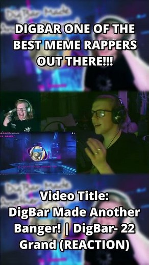 Check out my reaction of 22 Grand by DigBar! | #shorts #reaction #reactionvideo