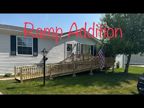 First Time Building a Wheelchair Ramp : Porch Add on