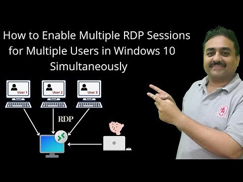 How to Enable Multiple RDP Sessions for Multiple Users Windows 10 Remote Desktop Connection