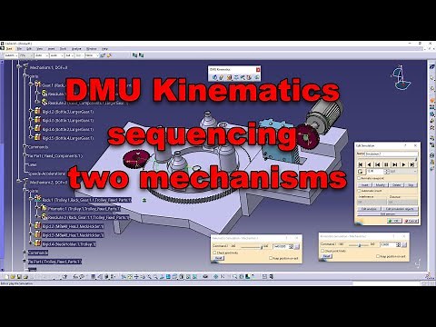 DMU Kinematics - Sequencing two mechanisms