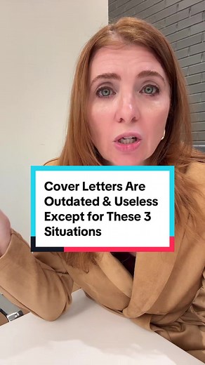 ⬇️ I know, cover letters are not fun to write. But think of it this way, a cover letter is basically an email outlining why you want to work there, explaining your transferable skills and giving your resume context because a resume is just a summary of your jobs, education and skills so think of your cover letter as the story behind the resume. And a cover letter can be very useful if you need explain something, perhaps you have a gap on your resume or you want to switch industries…. 👉🏼Watch t