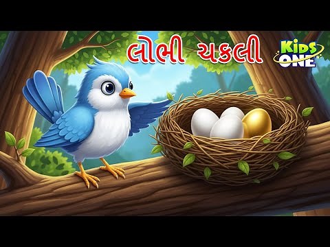 લોભી ચકલી | lobhi chakli | Gujarati Moral Story | Navi Varta | Gujarati Varta | Gujarati Cartoon