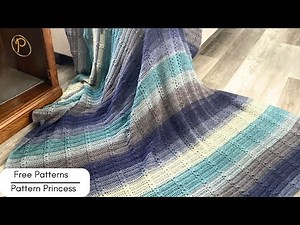 Crochet with Me: Double Crochet Puff Stitch Heart Blanket | Easy Step-by-Step Pattern Tutorial