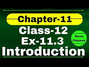 Class 12 Chapter 11 Introduction | 3D Geometry Ex 11.3 | Chapter 11 Class 12 Introduction |Term2