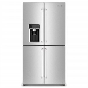 Reviews for KitchenAid 36 in. 19.4 cu. ft. Counter Depth French Door Refrigerator in Fingerprint Resistant Stainless Steel | Pg 1 - The Home Depot